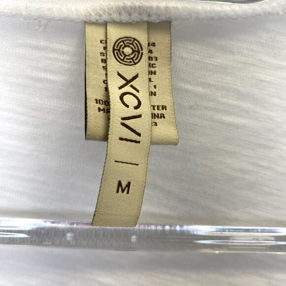 XCVI Open Cardigan Sweater Womens Size Medium White Lightweight Boho Fringe - Picture 4 of 6